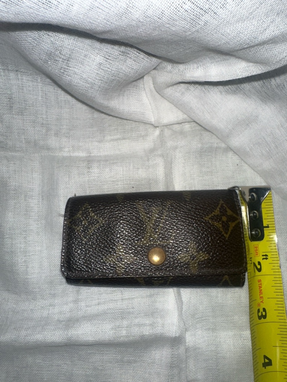 Louis Vuitton Monogram Canvas Key & Card Holder Dark Brown w/Gold Hardware 💯% - Picture 14 of 14
